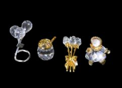 Swarovski Crystal Classics collection Balloons Rhodium (626850), by Anton Hirzinger, together with