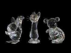 Swarovski Crystal Squirrel with Acorn (011871), by Max Schreck, together with Koala figurine (