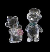 Swarovski Crystal Kris Bear You and I (842936), by Heinz Tabertshofer, with original box and