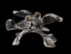 Swarovski crystal Turtledoves are part of the Feathered Beauties collection. This pair comes in
