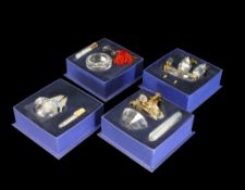 Swarovski Crystal Memories Secrets Flower Basket Box, Dolphins Secrets perfume bottle (265896),