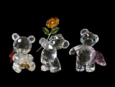 Swarovski Crystal Kris Bear Honey Pot (213068), With You (905386) and Especially for You (842934),