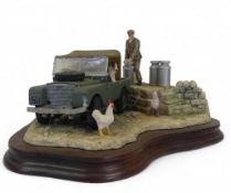 Border Fine Arts Putting out the Milk, model no.JH66 by Ray Ayres, limited edition no.774 of