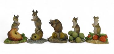 Border Fine Arts to include Mouse on Pear, Mouse on Apple, Mouse on Banana (by Anne Wall), Mouse