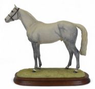Border Fine Arts Grey Thoroughbred Stallion, model no.B0241B by Anne Wall, limited edition no.116 of