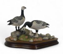 Border Fine Arts Barnacle Geese, model no.PS05 by Richard Roberts, limited edition no.158 of