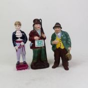 Three Coalport figures, including Page Boy (3).