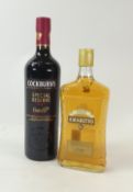 Sealed bottle of Veroni Amaretto, together with Cockburn's No.1 Special Reserve Port. (2)