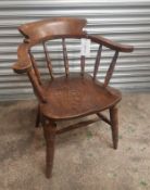 Elm and beech smokers bow/captain's chair.