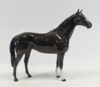Beswick Large brown Racehorse.