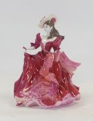 Coalport Literary Heroines Figurine to include:- Scarlett no: 1188. H:-24cm. Boxed with