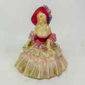 Early Royal Doulton lady figurine, Evelyn 'Potted by Doulton & Co' HN1622, 15cm in height.
