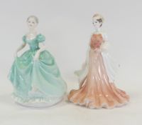 Coalport lady figures to include Ladies of Fashion, Henrietta and Sue. (H: 21cm) (2)