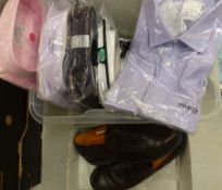 A pair of gentleman's leather Timberland shoes, unworn size 11W, together with 5 new and unworn