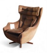 Vintage Park Knoll Statesman swivel armchair. COURIER OR COLLECTION ONLY