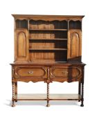 An oak Two-Part Welsh dresser, H187cm x W152cm x D49cm. COURIER OR COLLECTION ONLY