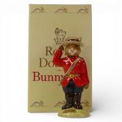 Royal Doulton Bunnykins Character Mountie DB135, Special Edition of 750, presented in original box