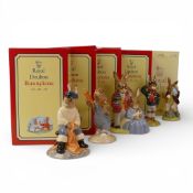 Royal Doulton Bunnykins Character Figures to include:- Cooling Off DB3, Fisherman DB170, Mothers day