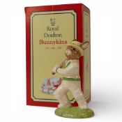 Royal Doulton Bunnykins Character Figure Out for A Duck DB160 for UKI Ceramics, complete with