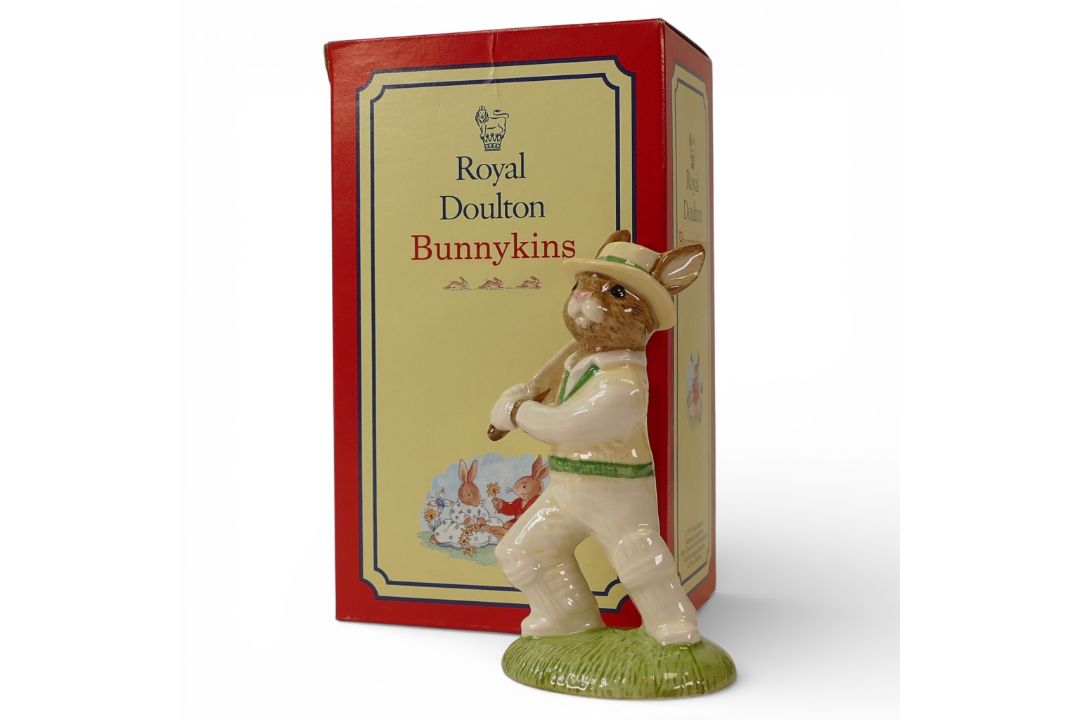 Royal Doulton Bunnykins Character Figure Out for A Duck DB160 for UKI Ceramics, complete with - Image 1 of 4