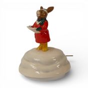 Royal Doulton Bunnykins Musical Character Carol Singer DB53 music box playing Silent Night(