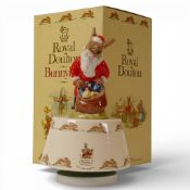 Royal Doulton Bunnykins Musical Character Santa DB17 music box playing White Christmas (unchecked)