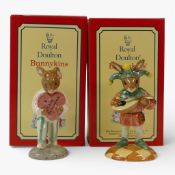 Royal Doulton Bunnykins Characters to include:- Jester DB161, Sweetheart DB174 Exclusively