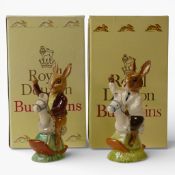 Royal Doulton Bunnykins Characters to include William DB69 White Jacket Exclusively for Royal