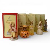 Royal Doulton Bunnykins Character Figures to include:- Halloween DB132, 60th Anniversary DB137,