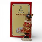 Royal Doulton Bunnykins Character Figure Beefeater DB163, L/E for UK I Ceramics, complete with