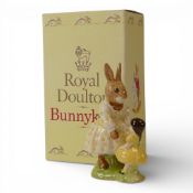 Royal Doulton Bunnykins Character Figure Playtime, USA colourway DB80 for UKI Ceramics, complete