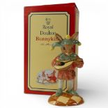 Royal Doulton Bunnykins Character Figure Jester DB161 for UKI Ceramics, complete with original box