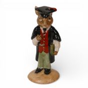 Royal Doulton Bunnykins prototype colourway figure Schoolmaster DB60, with not for resale