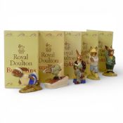 Royal Doulton Bunnykins Characters presents:- Bogey DB32, Jogging DB22, Grandpa's DB14, Home Run