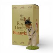 Royal Doulton Bunnykins Cricket Character Batsman DB144, Exclusively produced for UKI, Special