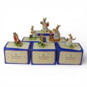 Royal Doulton Bunnykins resin characters figures to include:- Reginald Ratley 'Up to no good' DBR3/