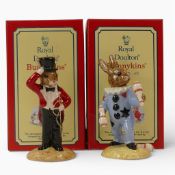 Royal Doulton Bunnykins Characters to include:- Ringmaster DB165, Juggler DB164. Exclusively