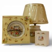 Royal Doulton Bunnykins Table Lamp Base complete with original lamp shade (unchecked) together