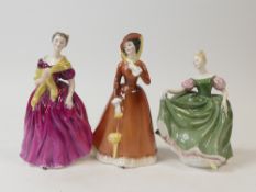 Royal Doulton Lady Figurines to include:-Julia HN2705 (second), Adrienne HN2152, Michele HN2234 (