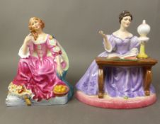 Peggy Davies figures Fanny Kemble and Nell Gwyn (2).