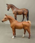 Northern Lights @ Wade resin horses x 2, height 19cm (2).