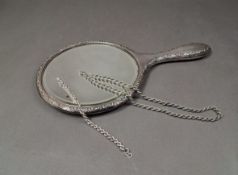 925 silver rope twist bracelet and necklace, combined weight of 30.5g, together with a silver-