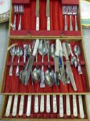 Canteen of Smith Seymour stainless steel cutlery.