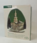 Department 56, Dicken's Village, Historical Landmark Series, St Martin-in-the-Fields Church. (H: