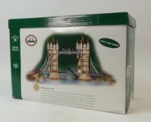 Department 56, Dicken's Village, Historical Landmark Series, Tower Bridge of London, boxed. (H: 27cm