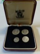 Maundy Money Collection 4x Silver Coins in Presentation Case, dated 1974.