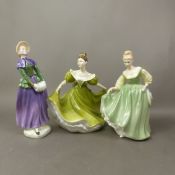 Royal Doulton Lady figurines to include:- Florence HN2745, Lynne (second) HN2329, Fair Lady