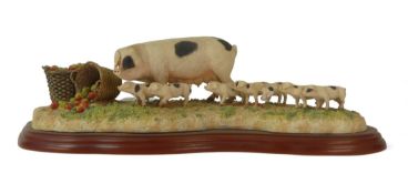 Border Fine Arts No Scrumping, model no.A1223 by Kirsty Armstrong. (L: 35cm)