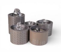 Swarovski selection to include:- Falcons Head no:- 013839, Panda Baby 181081, two Sitting Rabbits,