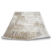 Kayam Oriental Rug hand made with 100% wool Pile, Beige with floral design. measures 280cm long x